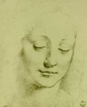 レオナルド･ダ･ヴィンチ 若い女の頭部